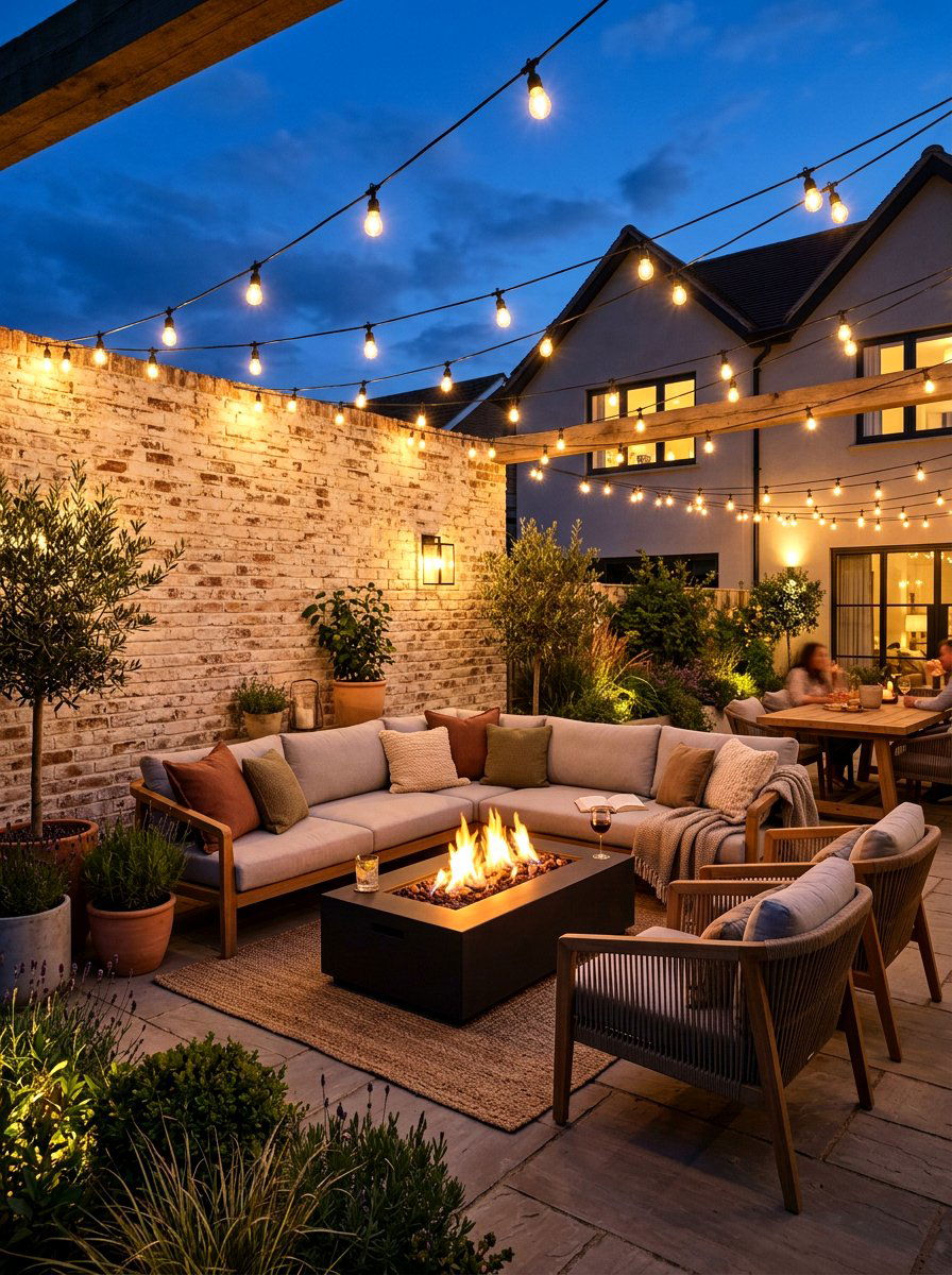 Patio limewash brick wall - 30 limewashed brick wall ideas