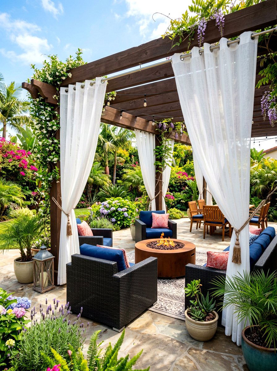 Patio sheer curtains - 30 sheer curtain ideas