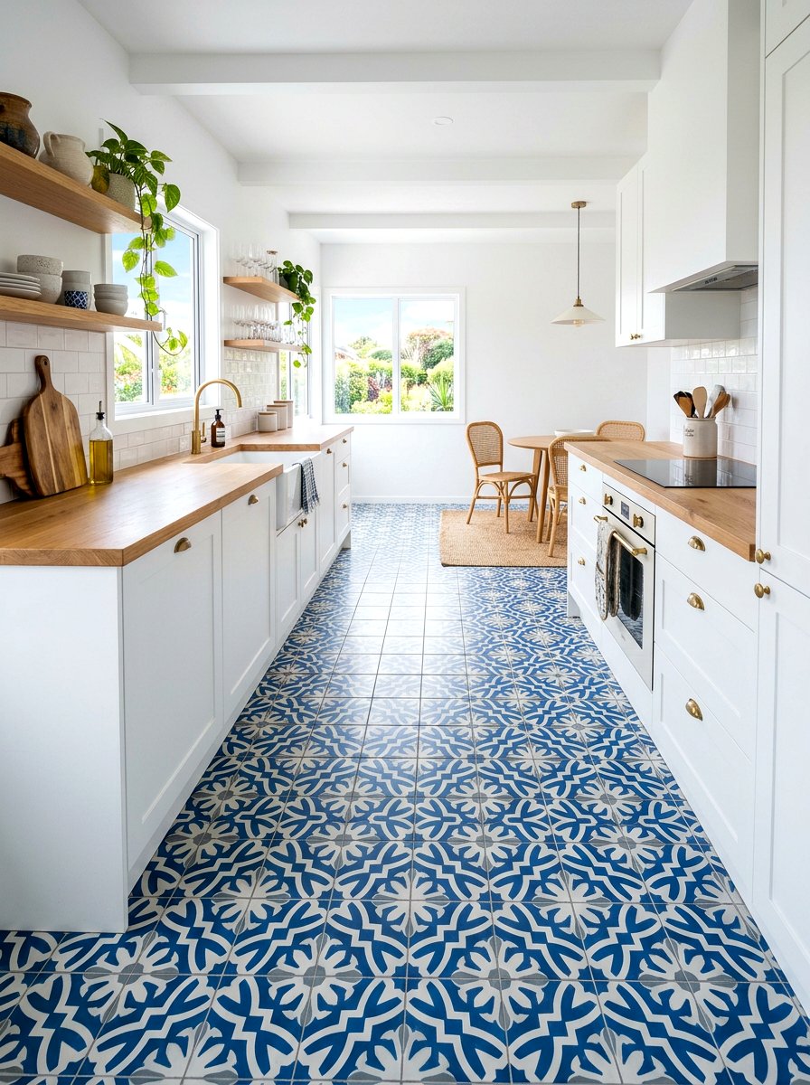 Patterned Kitchen Tiles - 30 collected kitchen decor ideas