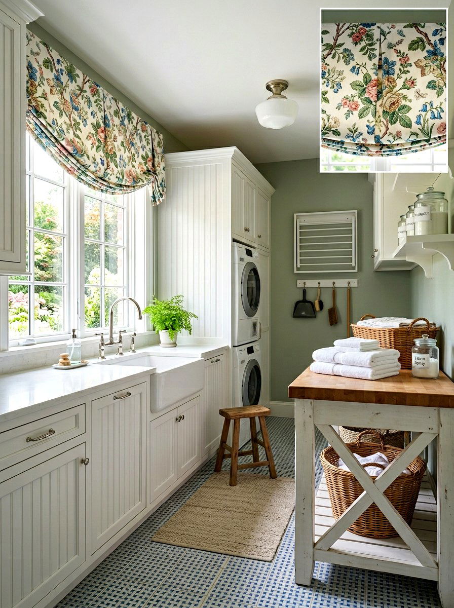Patterned Valances - 30 window treatment ideas
