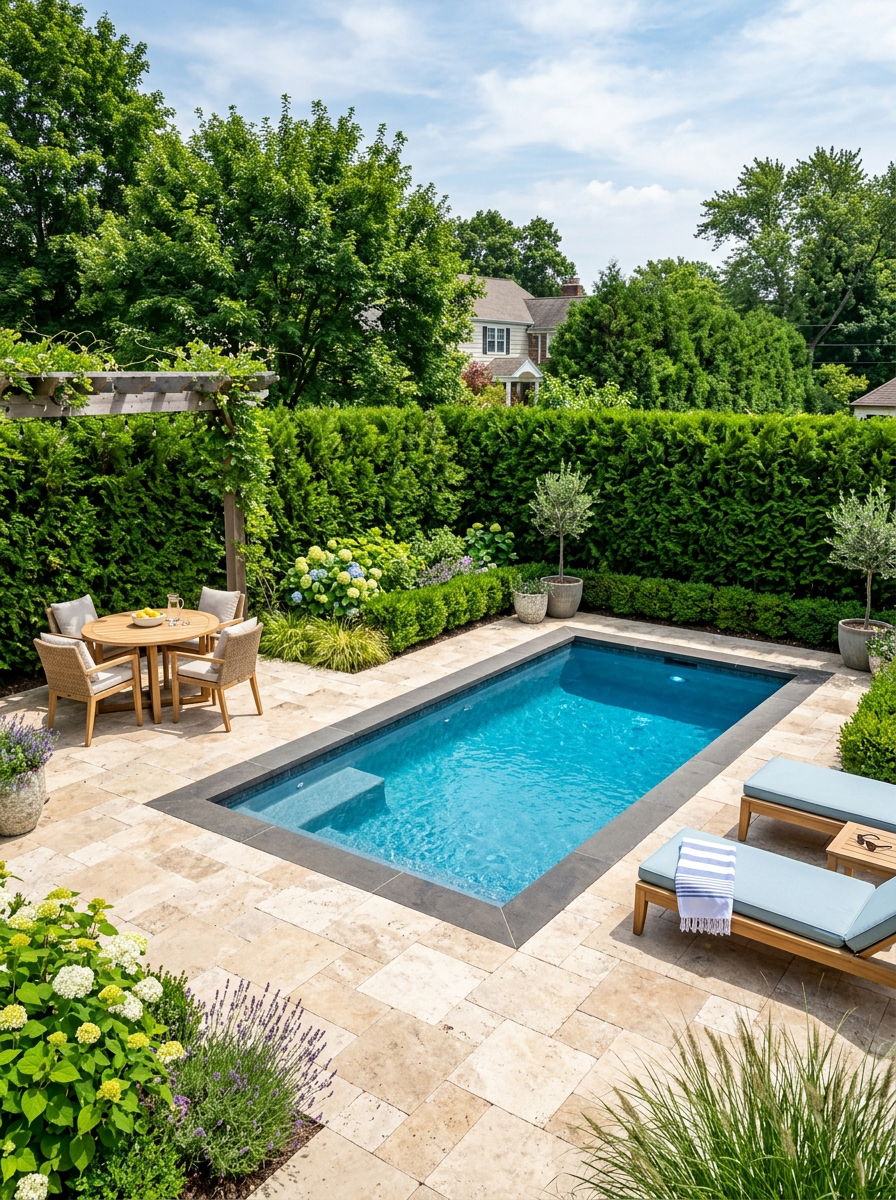 Paver Plunge Pool - 30 plunge pool ideas