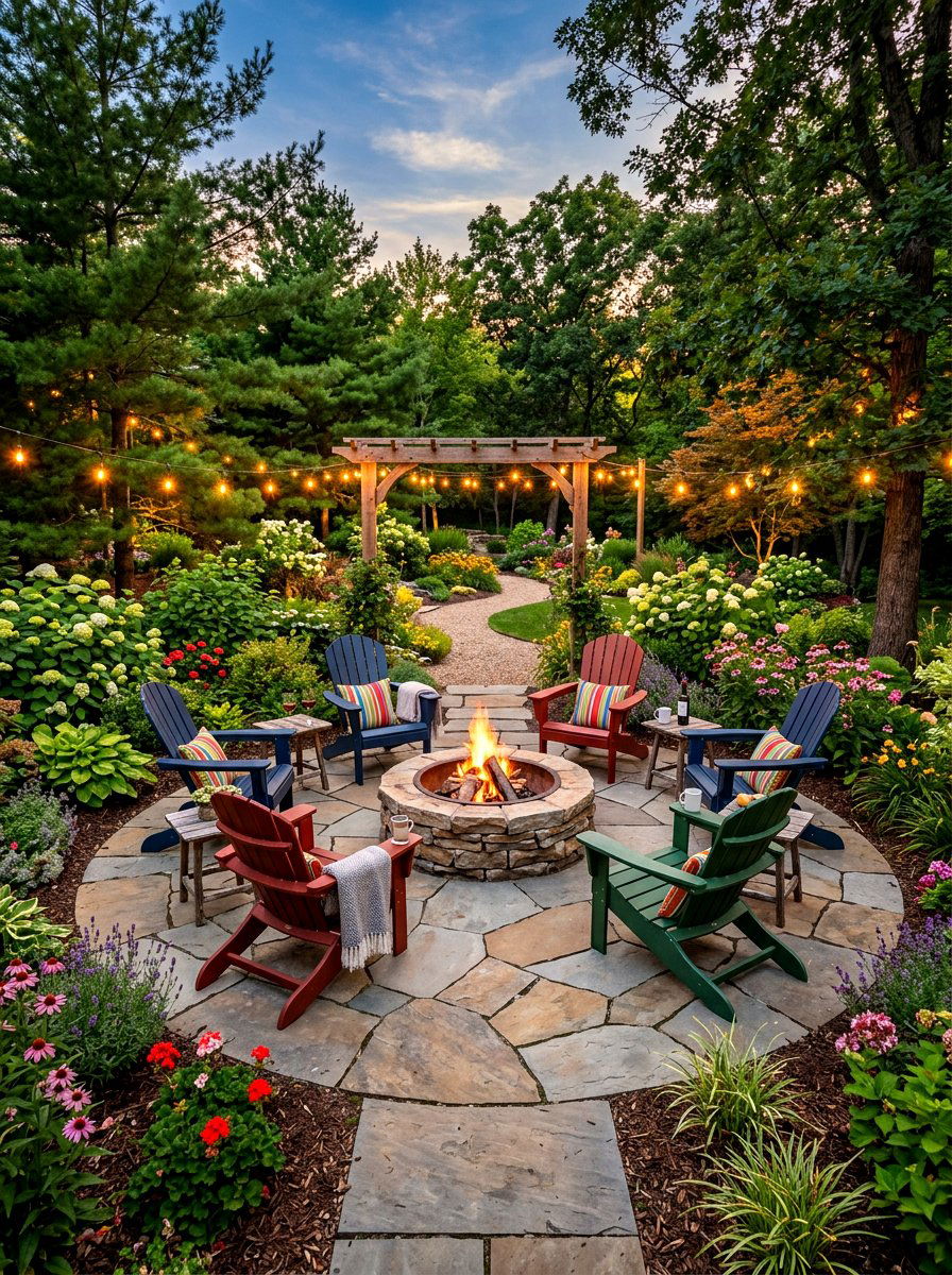 Paver Stone Adirondack - 30 Adirondack chair ideas