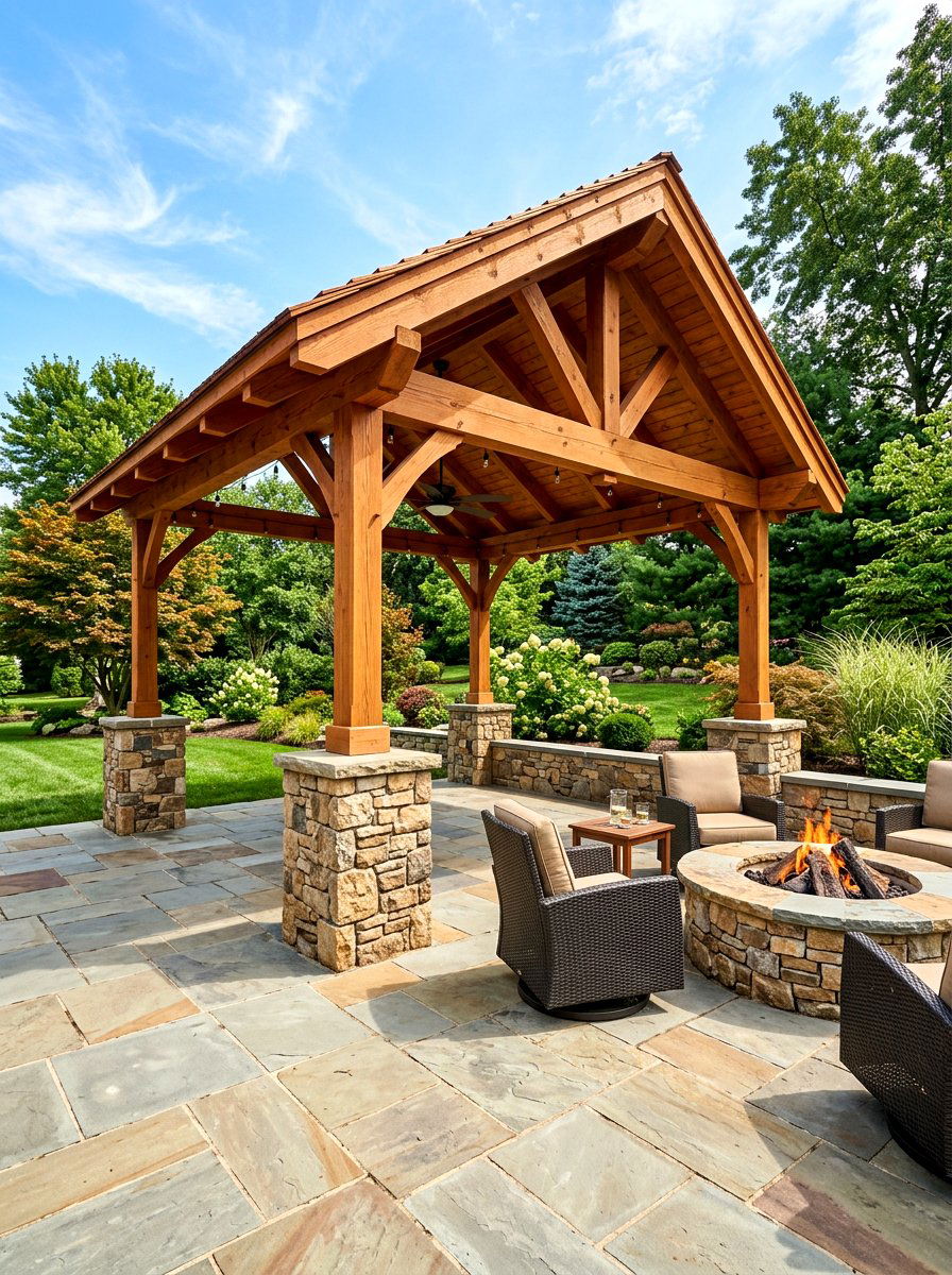 30 Backyard Pavilion Ideas for Hosting Nights in Style At Home