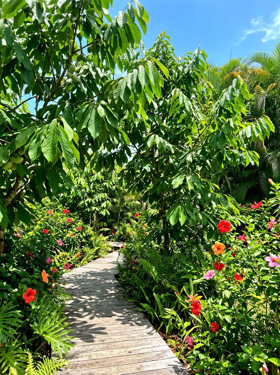 Pawpaw tree tropical landscape - 30 orchard backyard aesthetic ideas