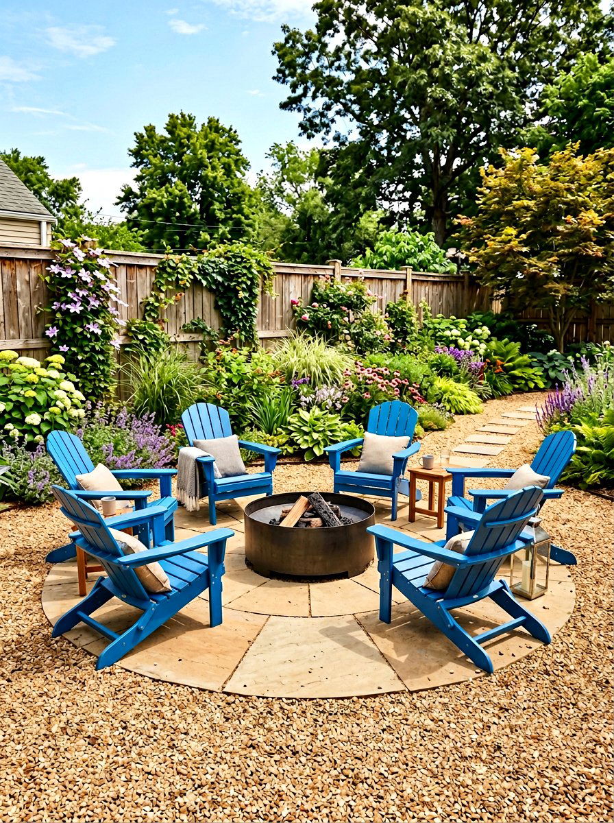 Pea Gravel - 30 patio flooring ideas