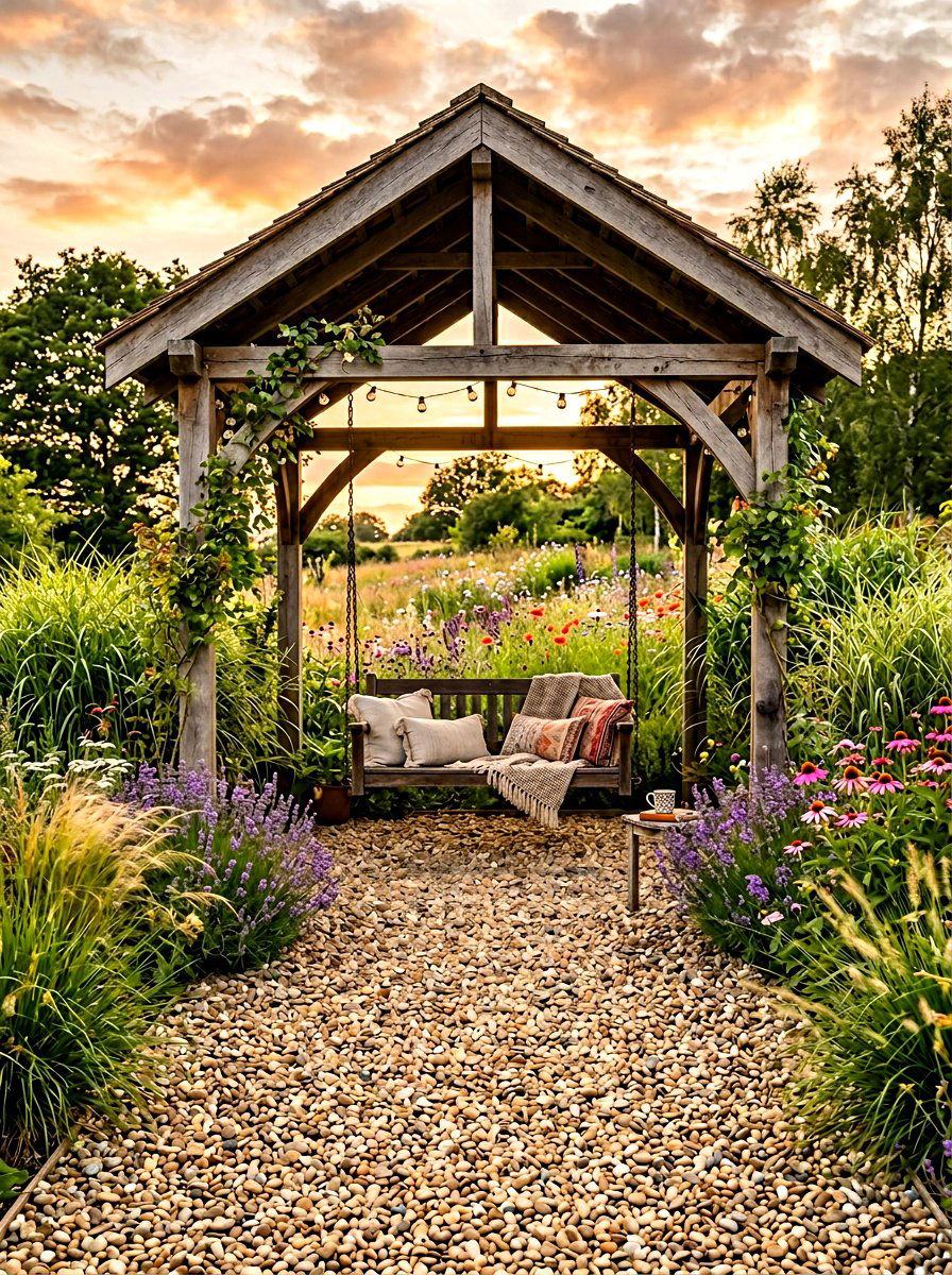 Pea Gravel Gazebo Floor - 30 gazebo floor ideas