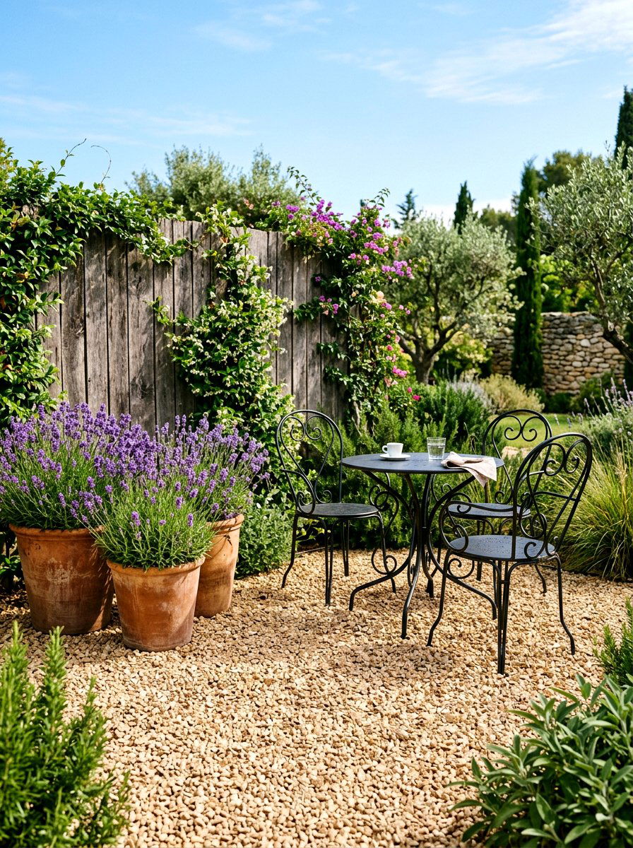 Pea Gravel Patio - 30 backyard patio ideas