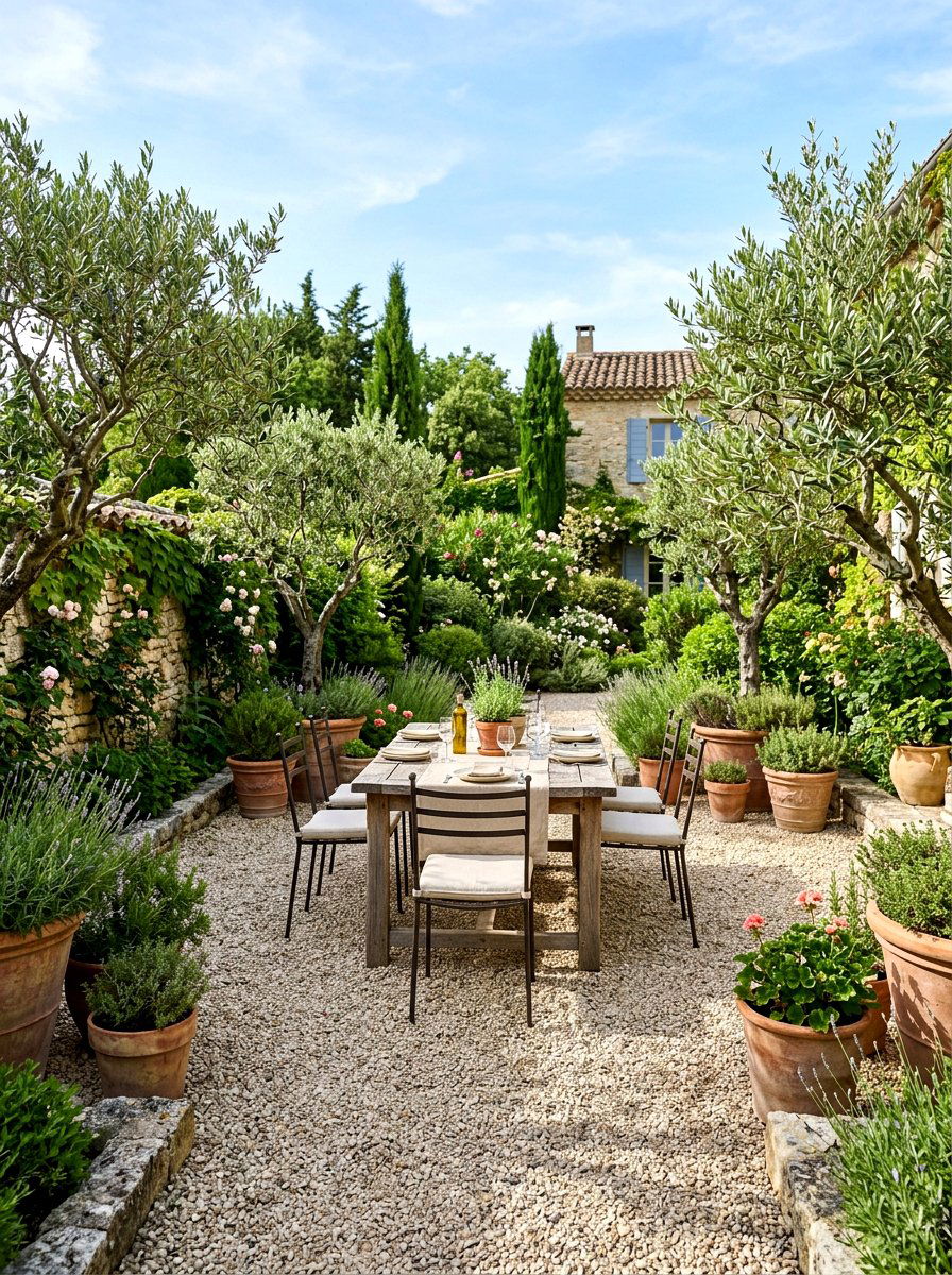 Pea Gravel Patio - 30 al fresco dining ideas