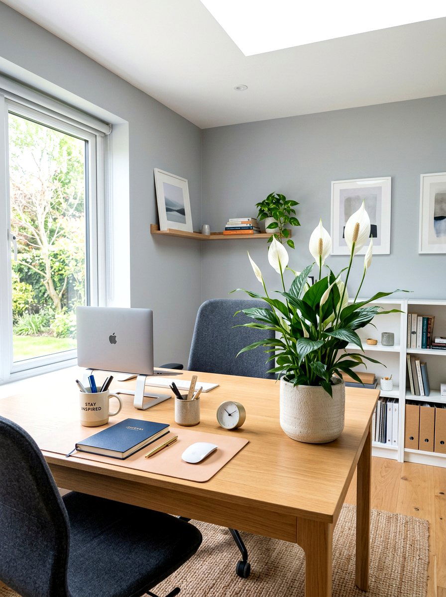 Peace Lily - 30 tropical indoor plant ideas