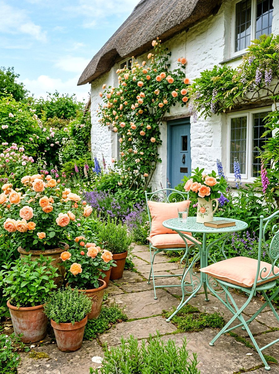 Peach And Mint Patio - 30 patio color scheme ideas