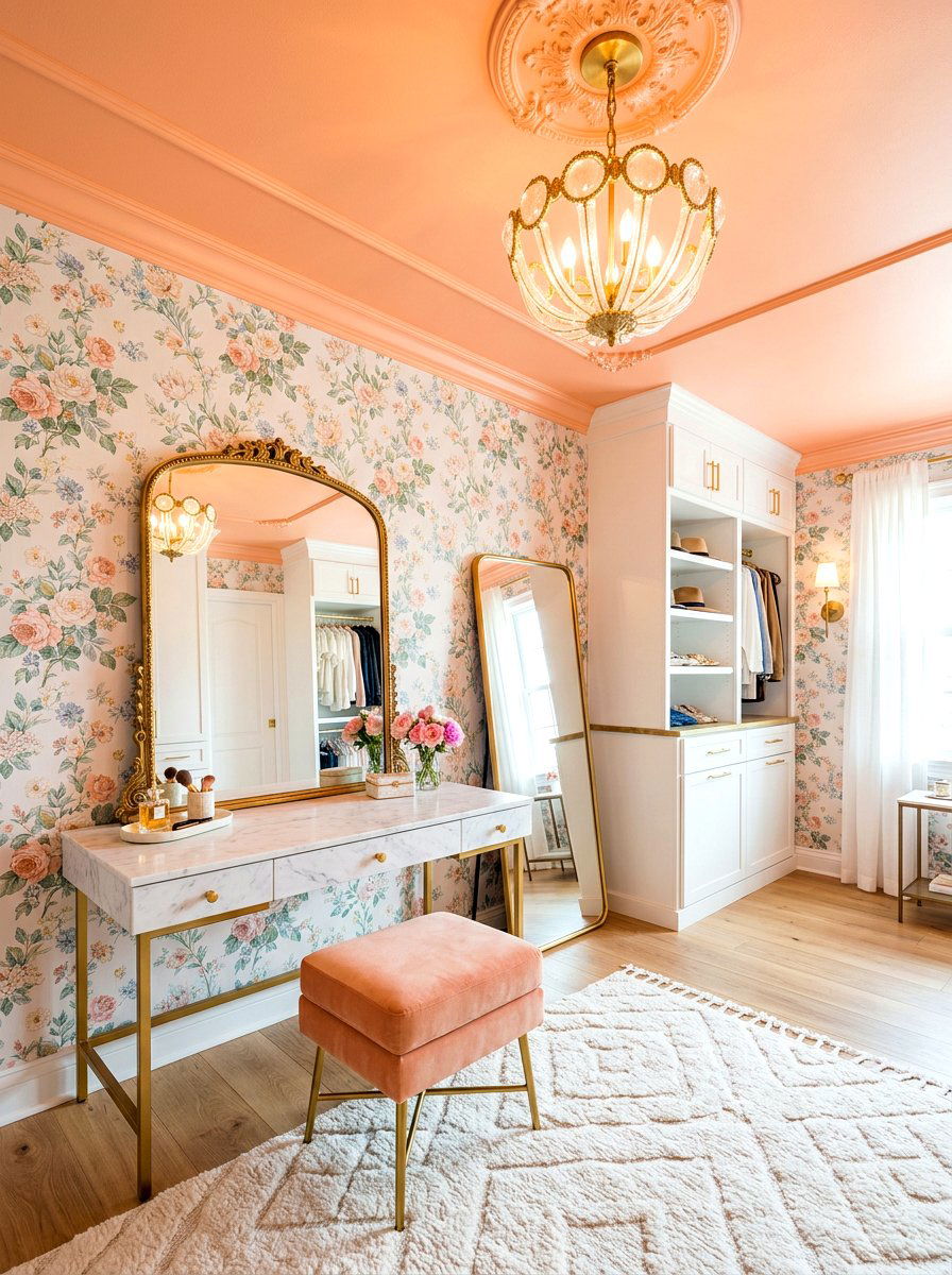 Peach Ceiling Paint - 30 statement ceiling paint ideas