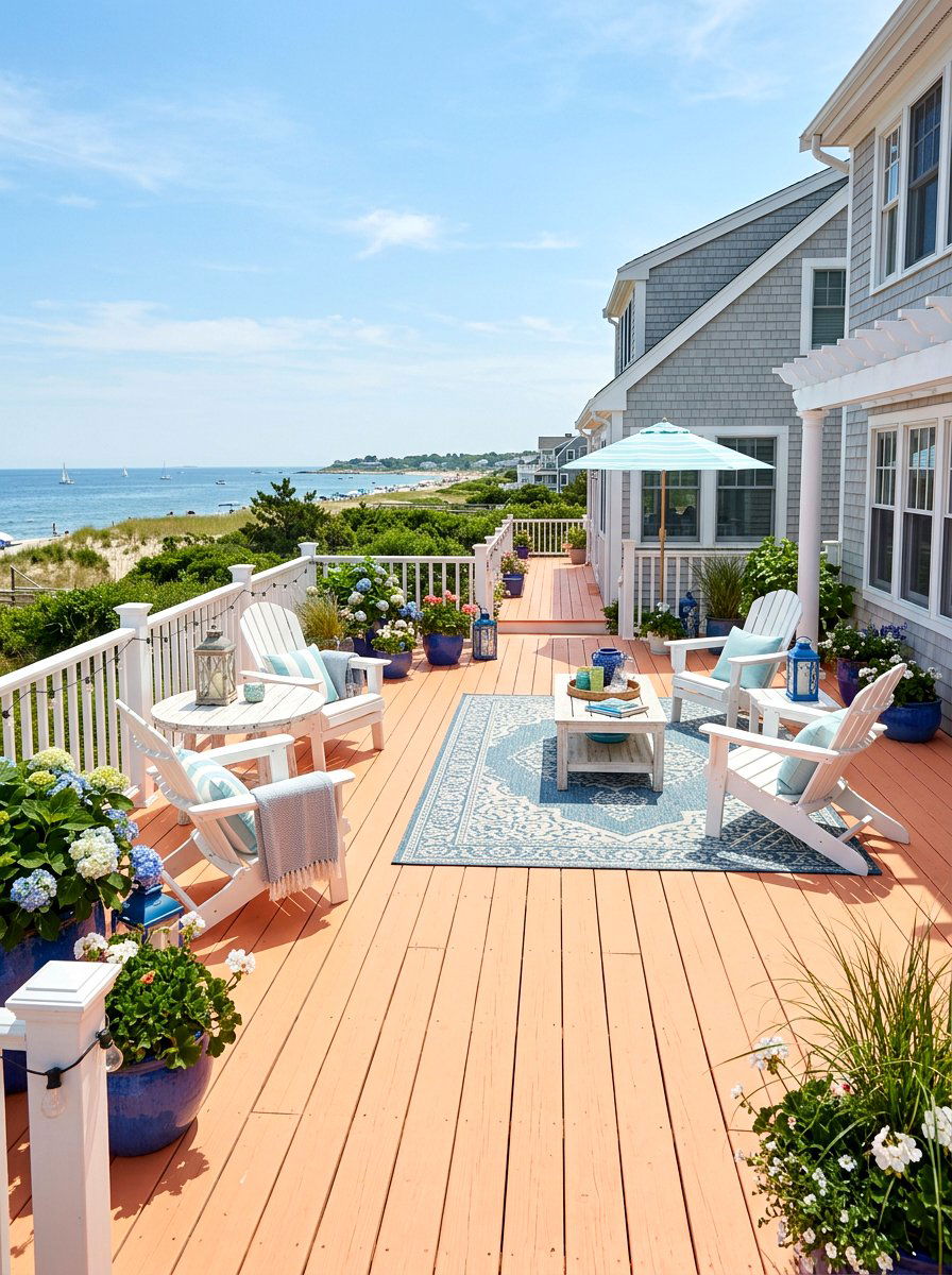Peach Deck Paint - 30 apricot patio ideas