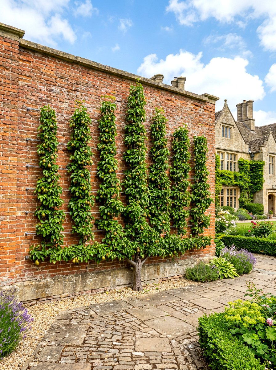 Pear tree candelabra - 30 espalier fruit tree ideas