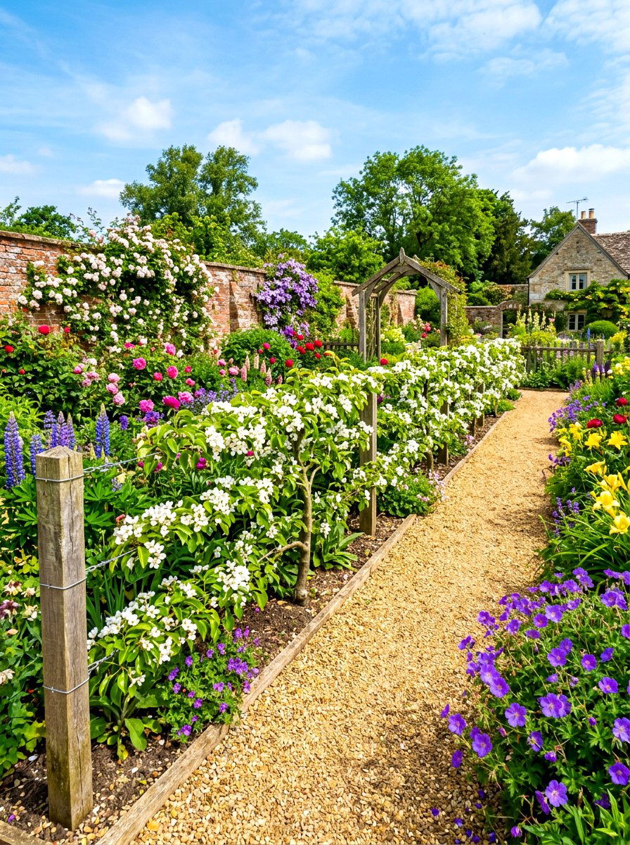 Pear tree step over - 30 espalier fruit tree ideas