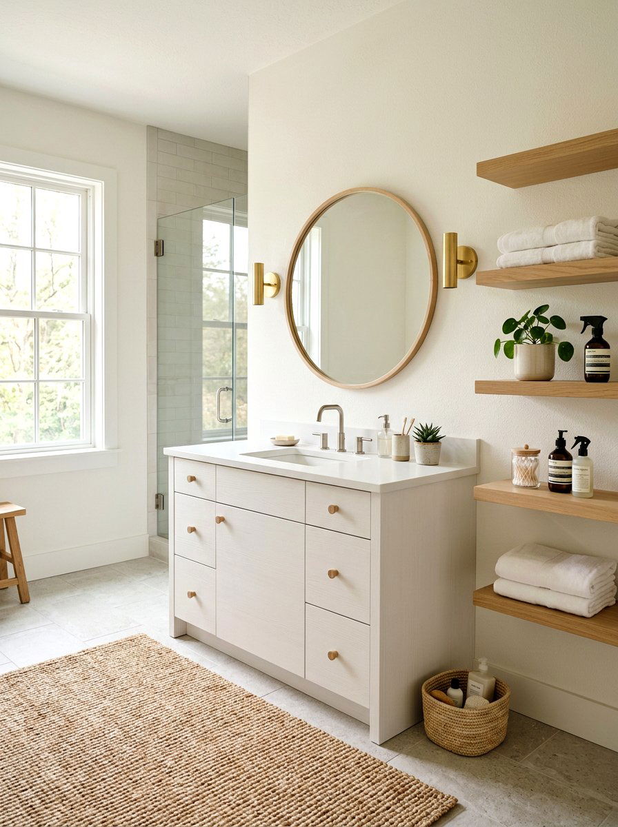 Pearl White Wood Vanity - 30 pearl white bathroom ideas