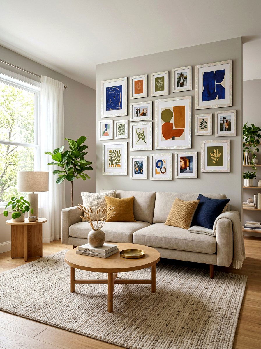 Pearlescent Picture Frame - 30 holographic decor ideas