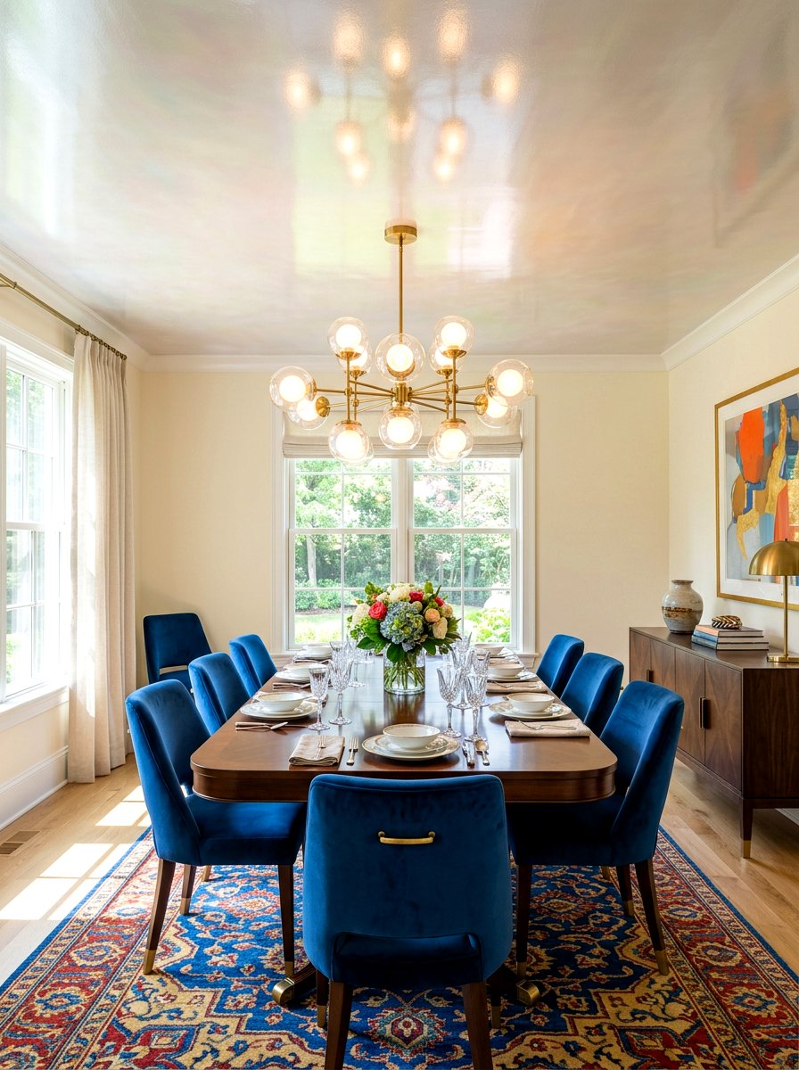 Pearlescent ceiling paint - 30 iridescent home decor ideas