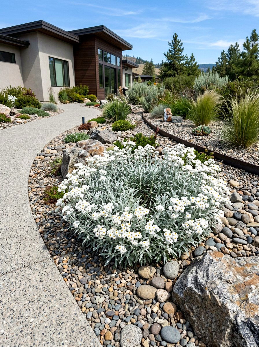 Pearly Everlasting Patch - 30 butterfly host plant garden ideas