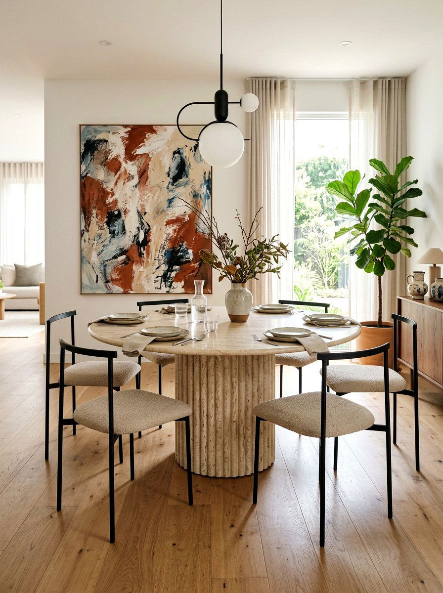 Pedestal Dining Table - 30 sculptural furniture ideas