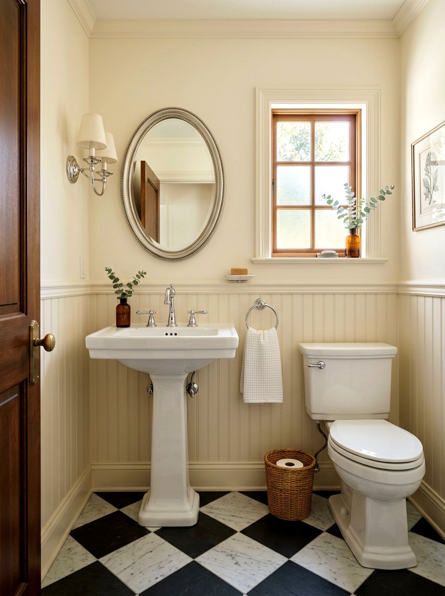 Pedestal Sink - 30 small bathroom ideas