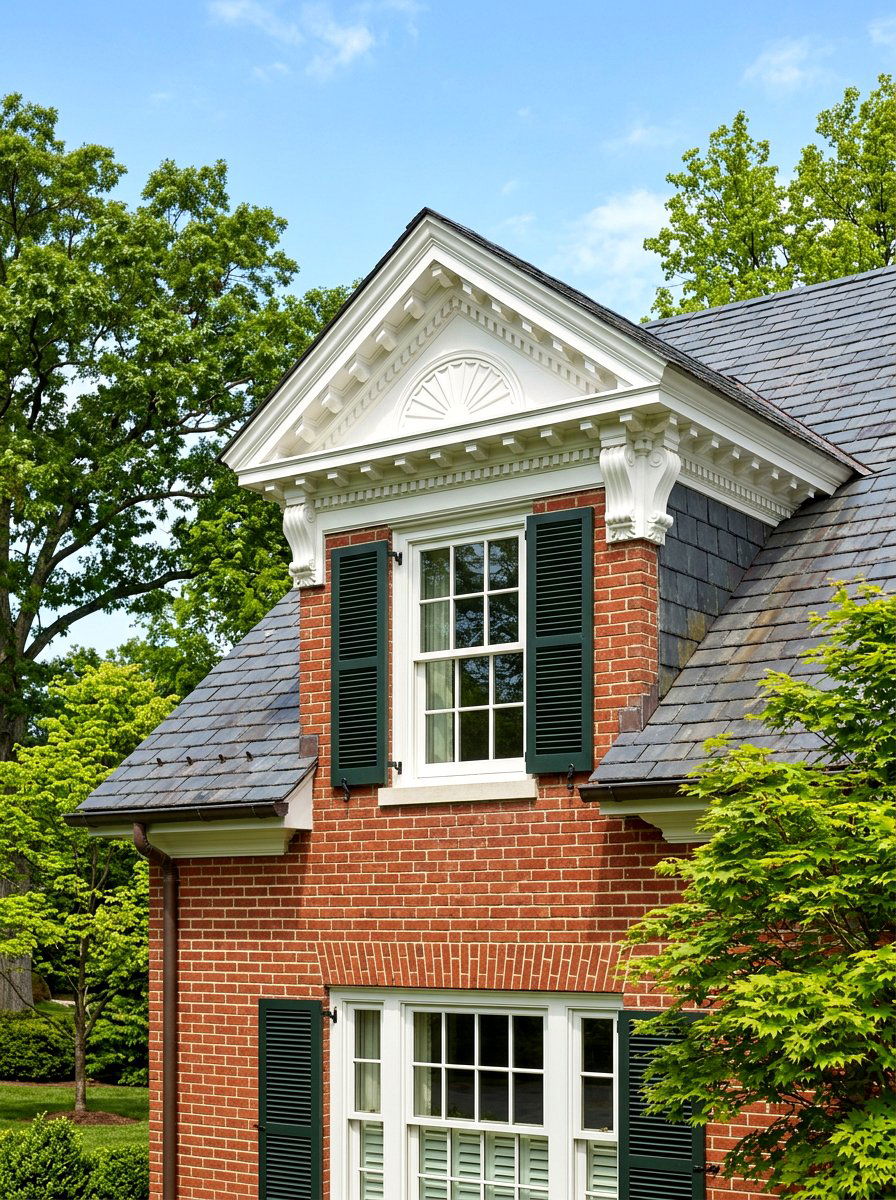Pediment Dormer Trim - 30 dormer curb appeal ideas