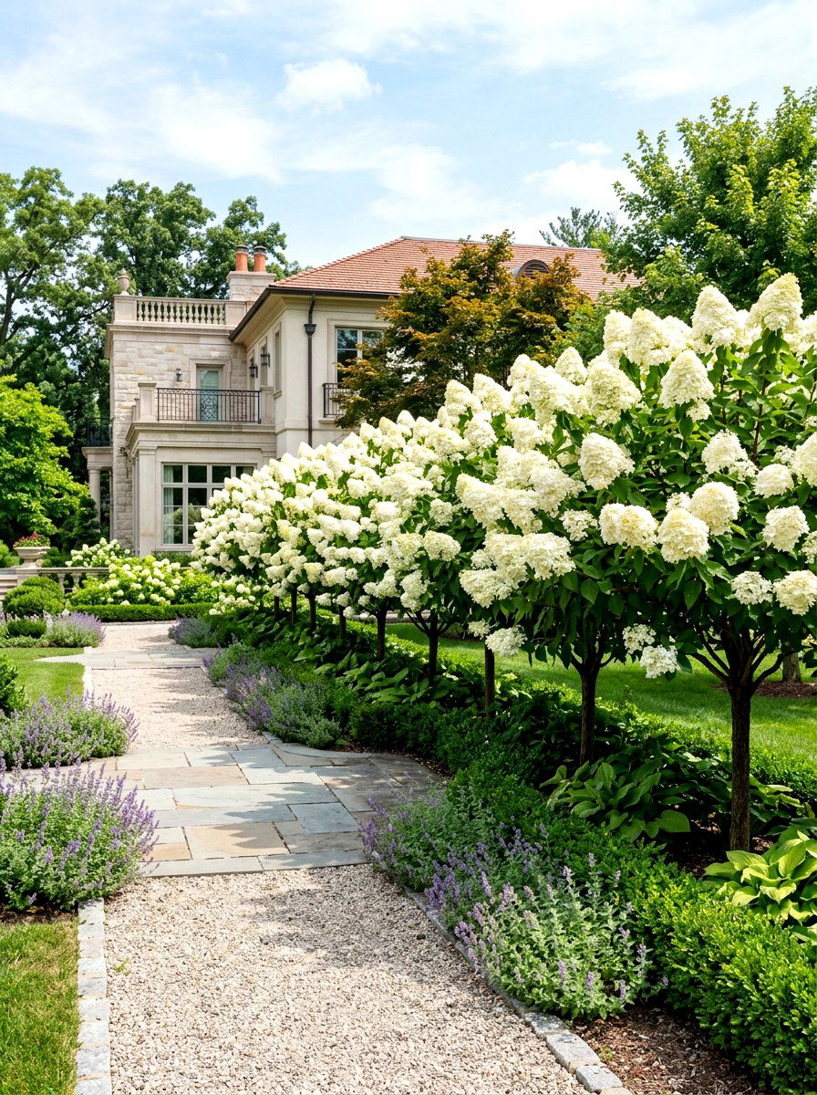 30 Hydrangea Garden Border Ideas for Layered Texture and Color - Suite 101