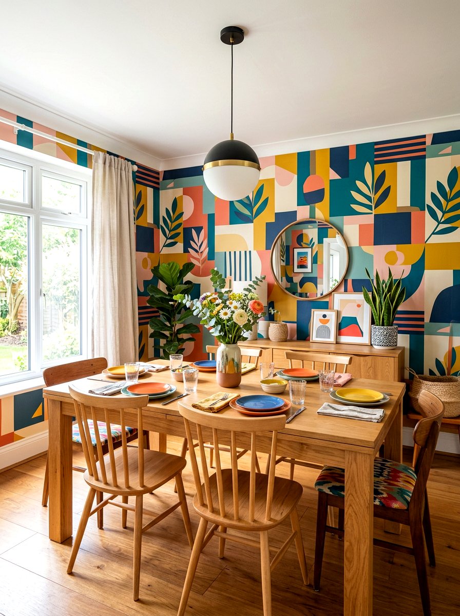 Peel And Stick Dining Room Wallpaper - 30 dining room wallpaper ideas