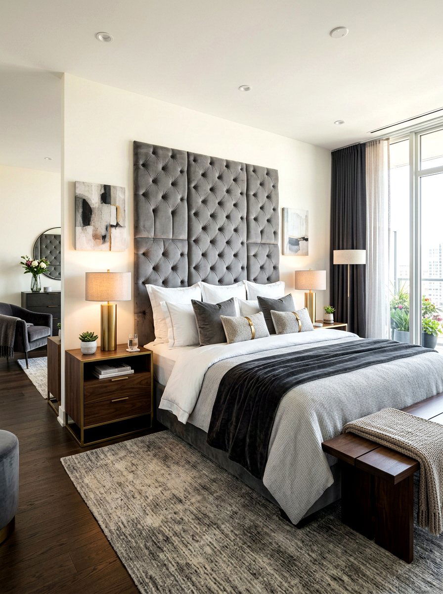 Peel And Stick Headboards - 30 renter friendly luxury decor ideas