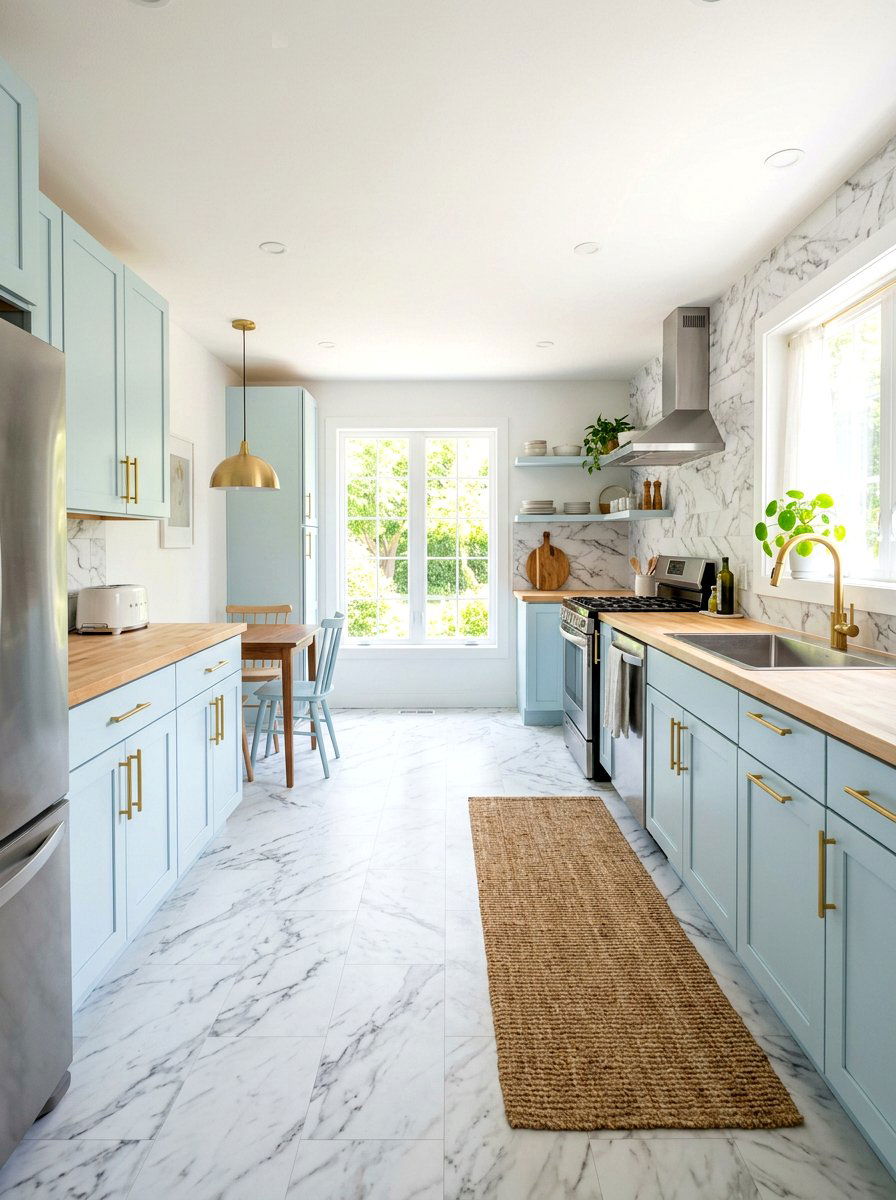 Peel And Stick Vinyl - 30 kitchen backsplash ideas