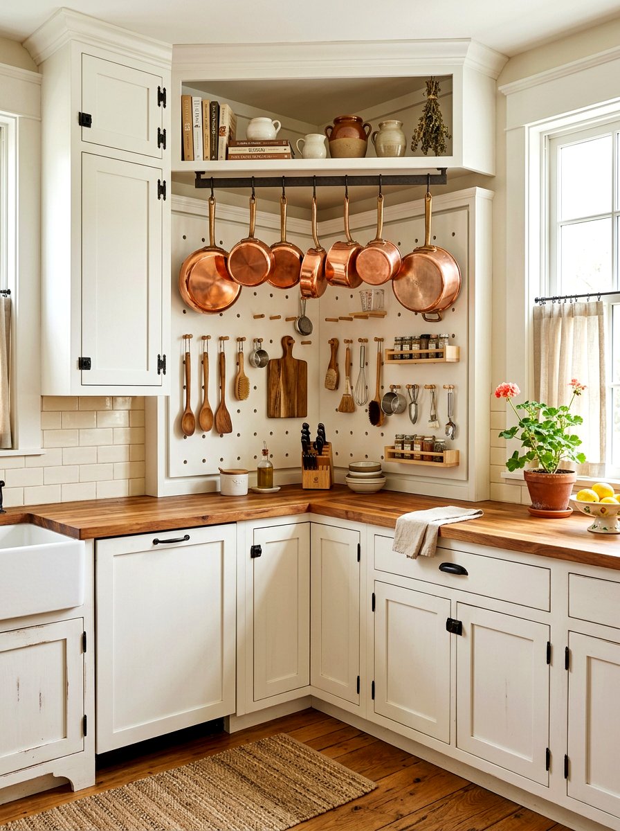 Pegboard Corner Cabinet - 30 blind corner cabinet ideas