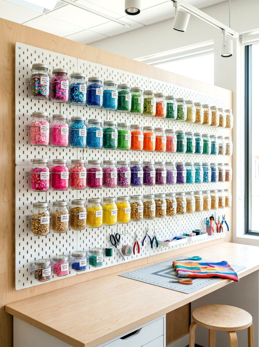 30 Craft Supply Storage Ideas to Tidy Up Every Craft Corner