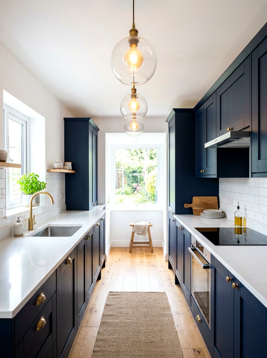 Pendant Light Galley Kitchen - 30 galley kitchen ideas