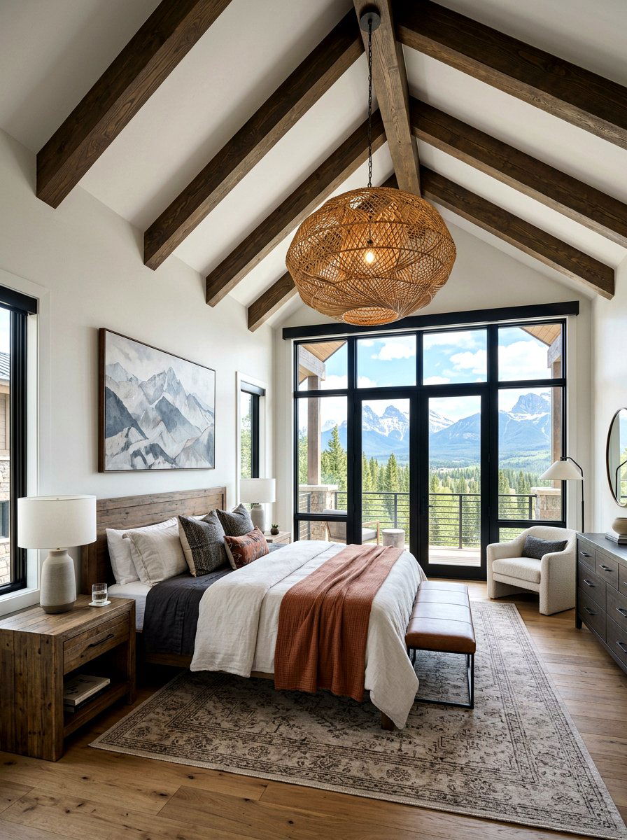 Pendant Light Mountain Bedroom - 30 mountain modern bedroom ideas