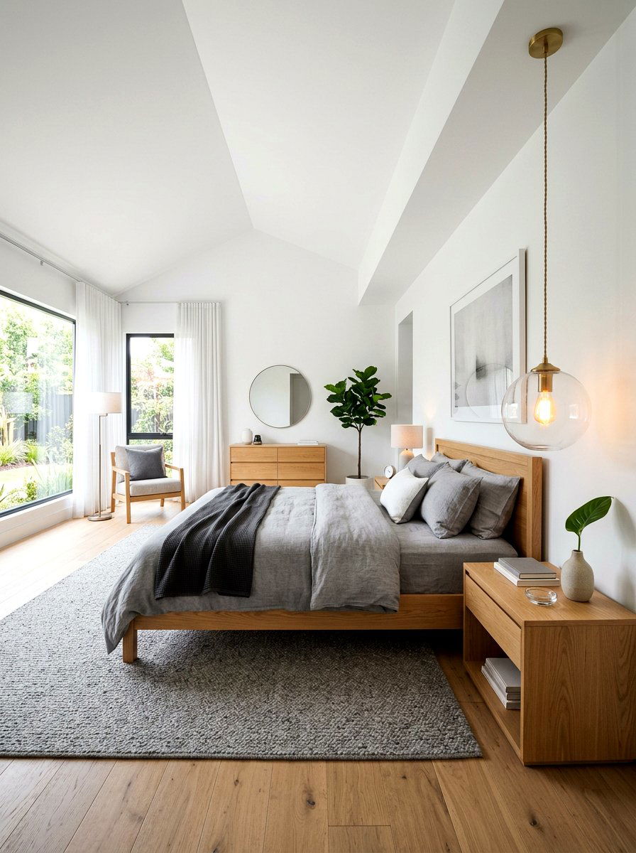 Pendant Light - 30 bedside lighting ideas