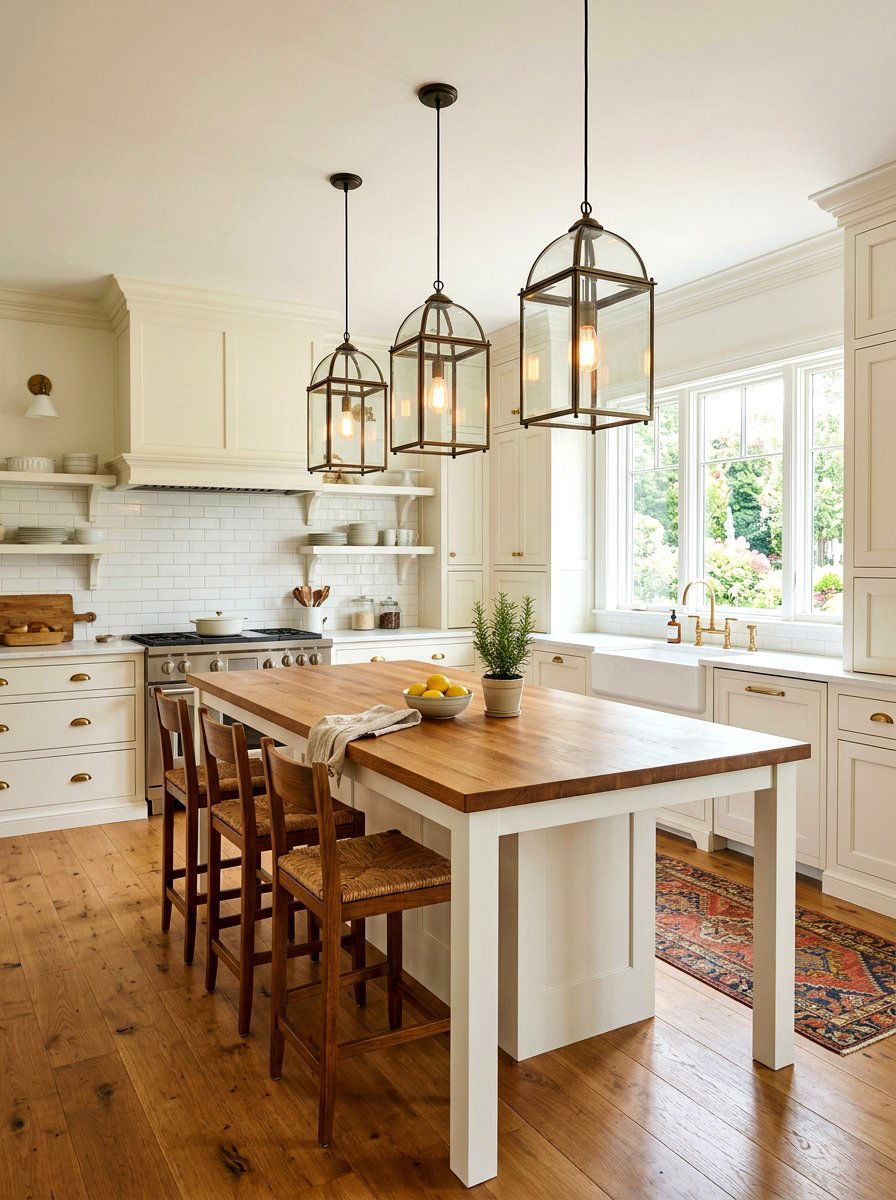 Pendant Lighting Kitchen - 30 traditional kitchen ideas