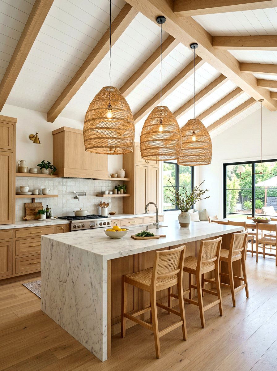 Pendant Lighting Kitchen - 30 California casual kitchen ideas