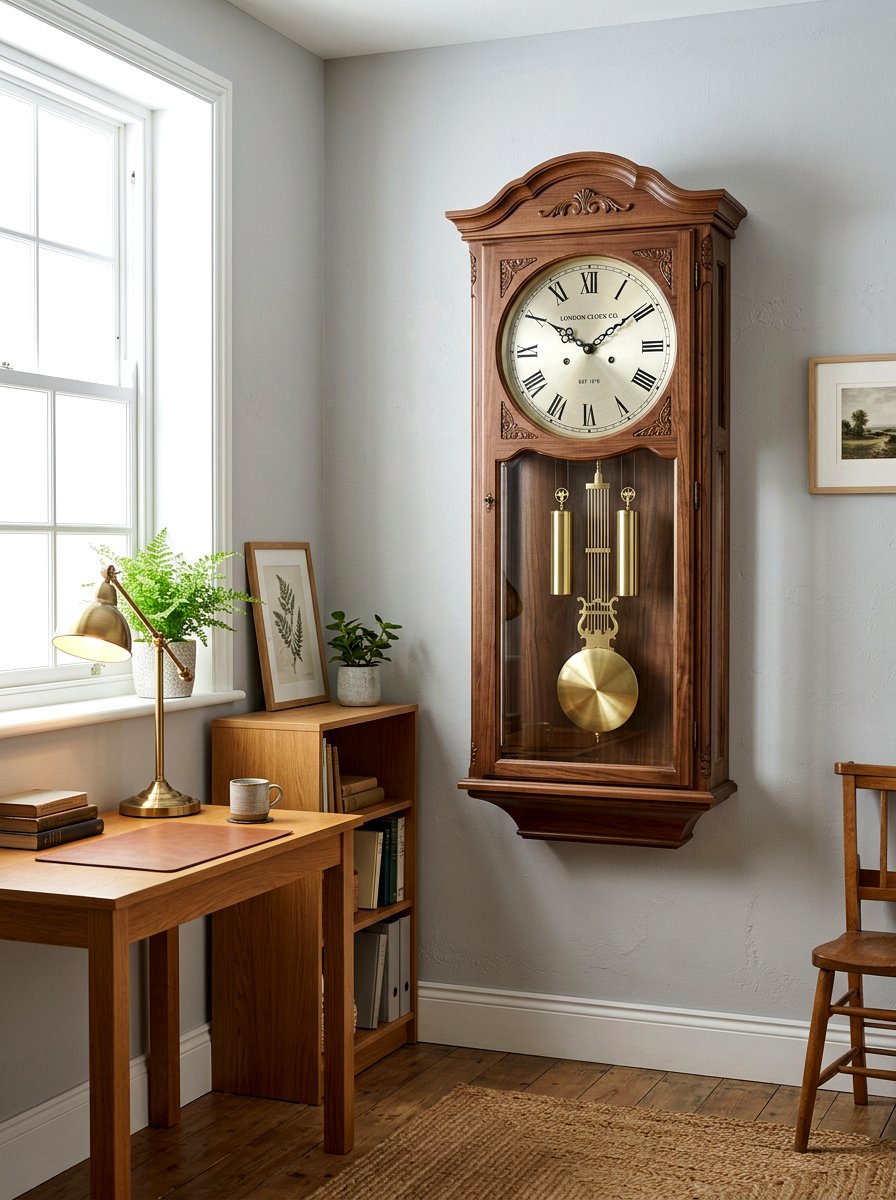 Pendulum Wall Clock - 30 analog home decor ideas