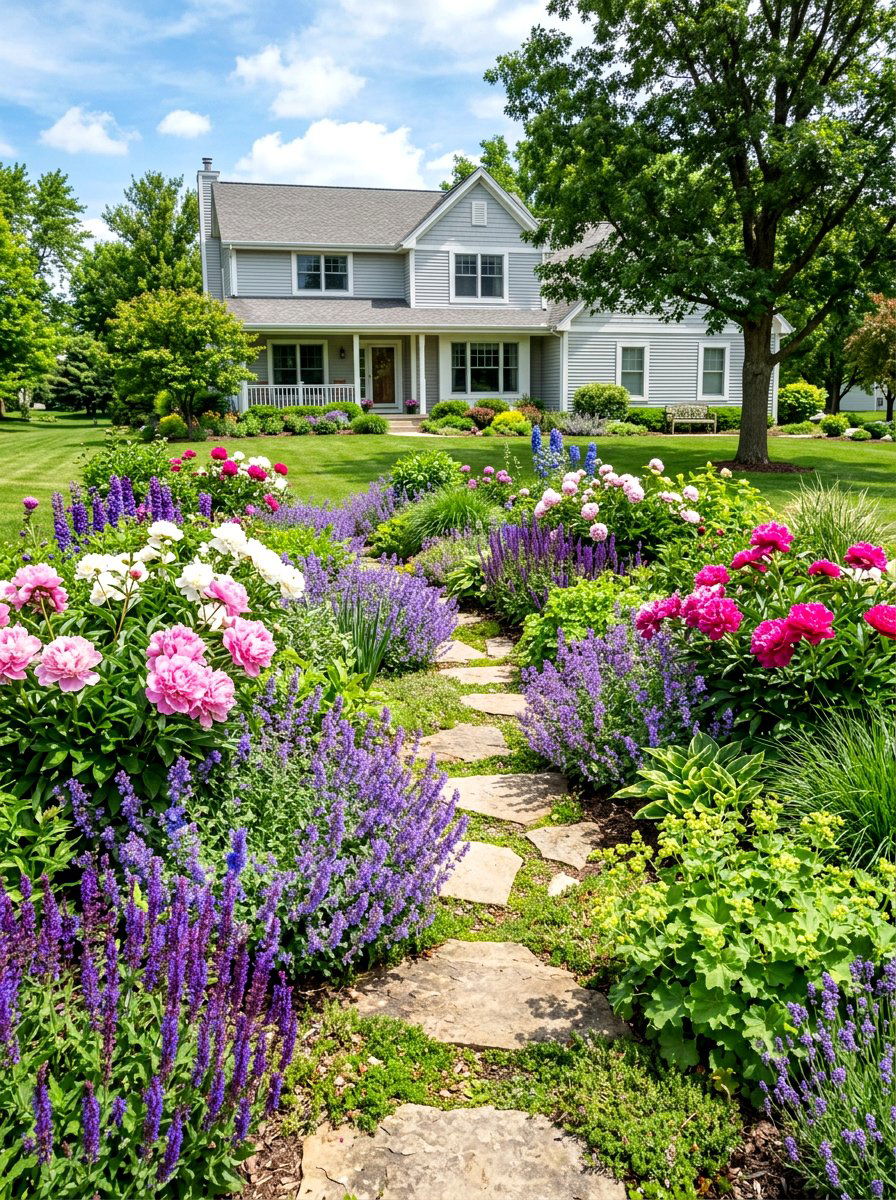 Perennial Flower Bed - 30 flower bed ideas