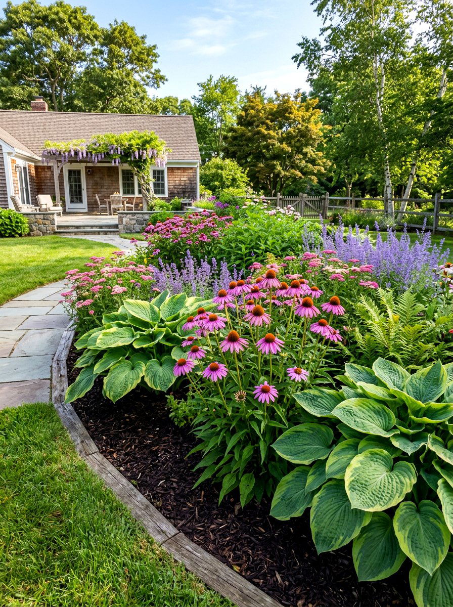 Perennial Flower Bed - 30 backyard flower bed ideas
