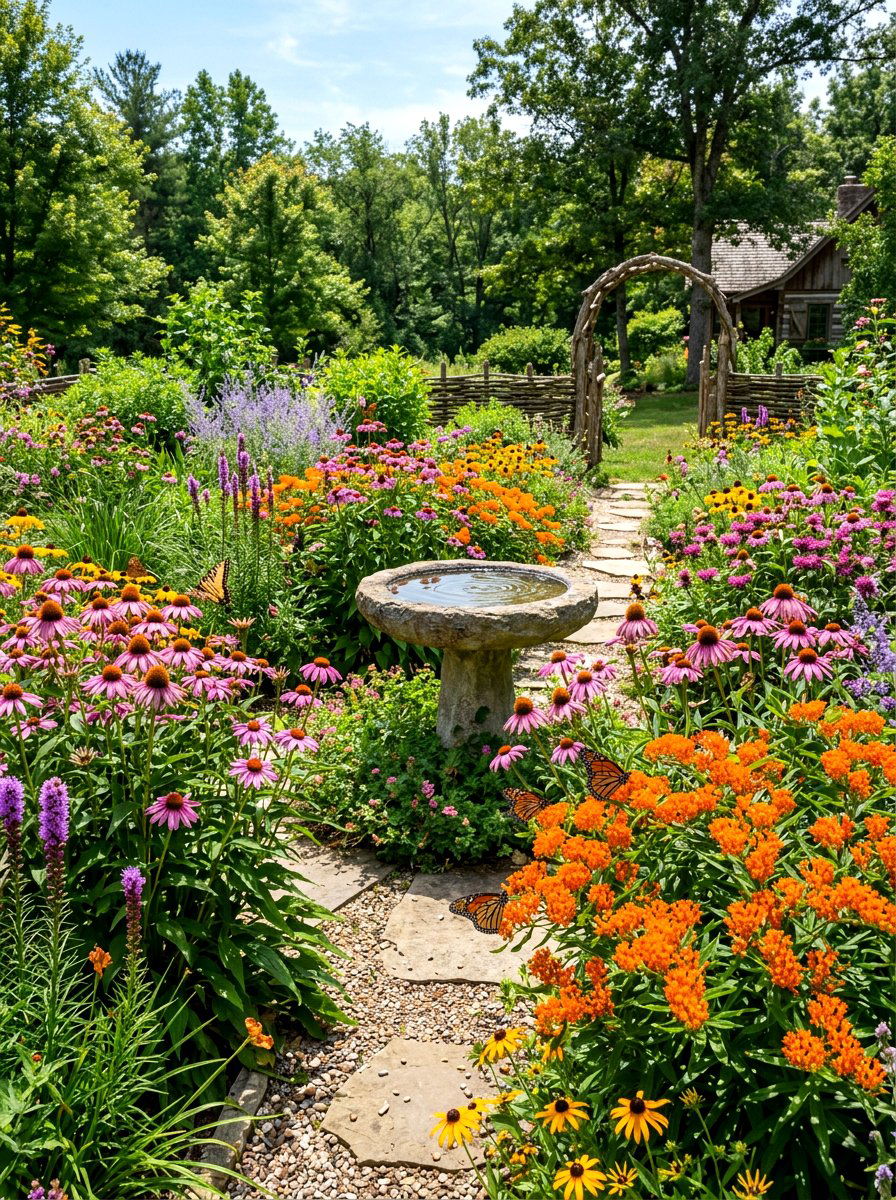 Perennial Pollinator Garden - 30 prairie style garden ideas