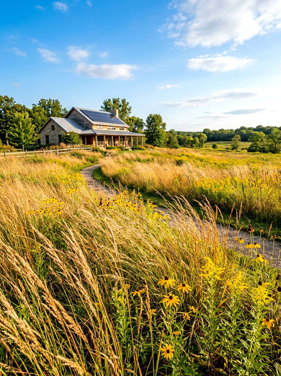 Perennial Prairie Grass - 30 flower field backyard ideas