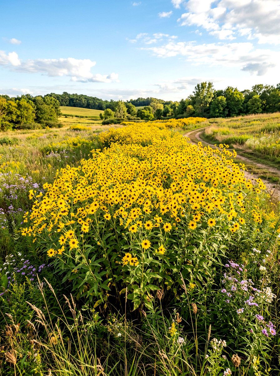 Perennial Sunflower Garden - 30 sunflower patch ideas