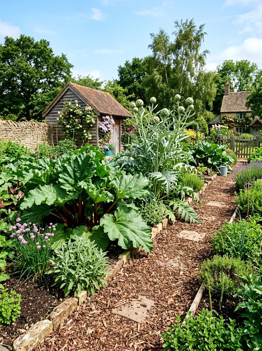 Perennial Vegetable Garden - 30 edible landscaping ideas