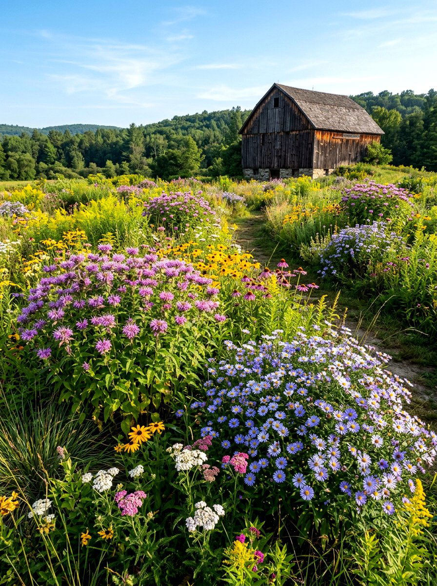 Perennial Wildflower Meadow - 30 wildflower garden ideas