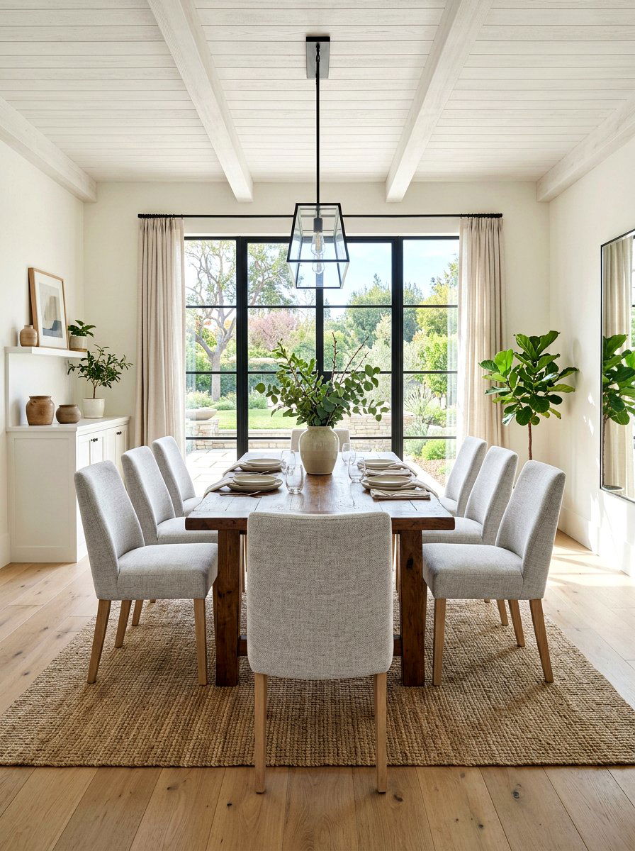 Performance Fabric Chairs - 30 upholstered dining chair ideas