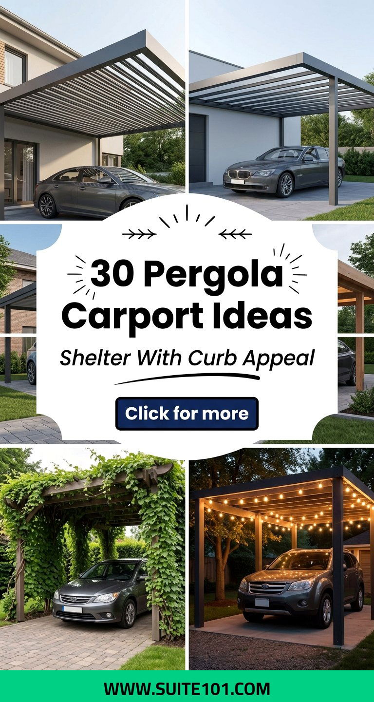 Pergola Carport Ideas 30 Shelter Styles That Boost Curb Appeal - Pergola Carport Ideas: 30 Shelter Styles That Boost Curb Appeal