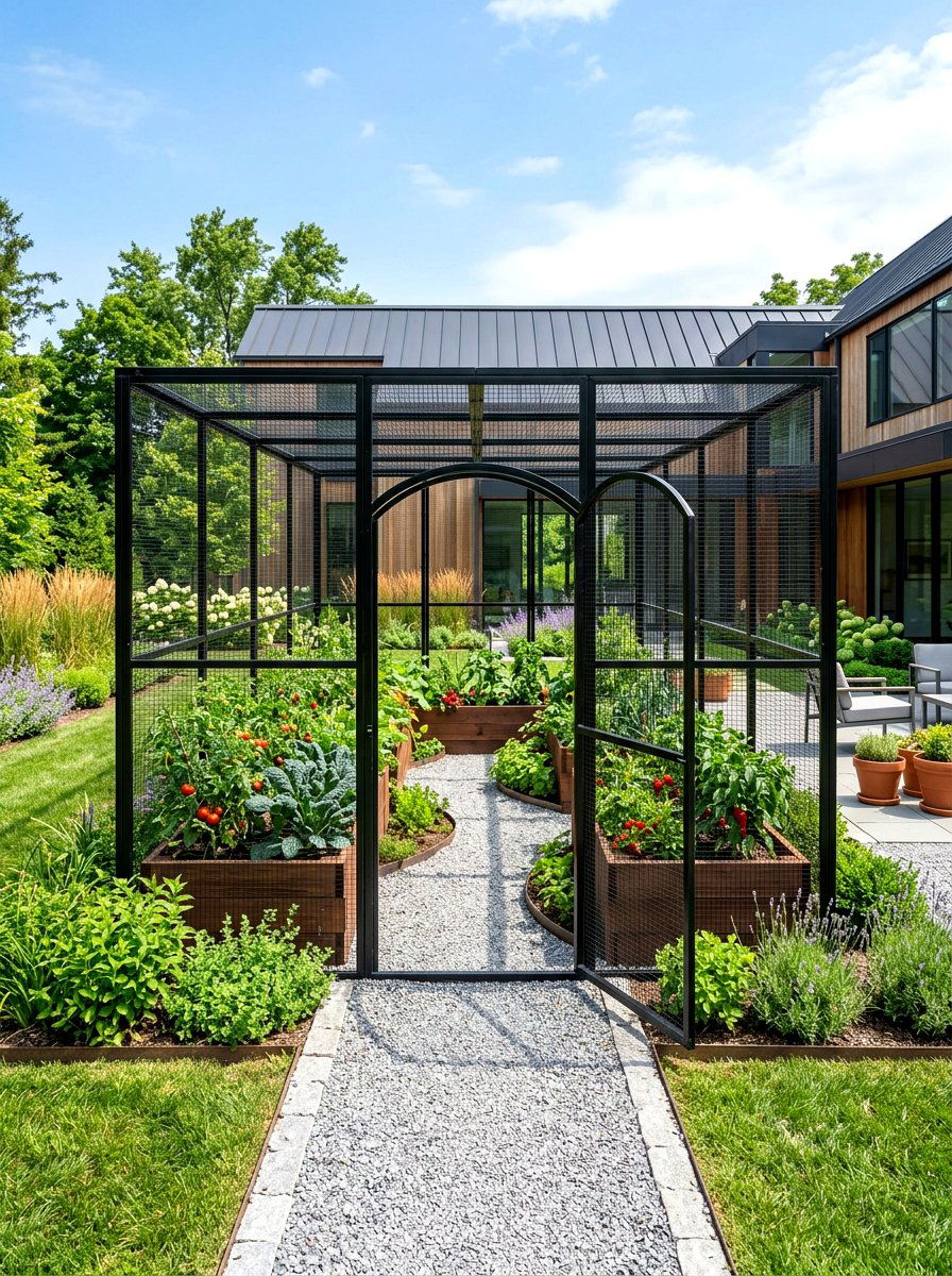 Pergola Hanging Garden - 30 modern vertical garden ideas