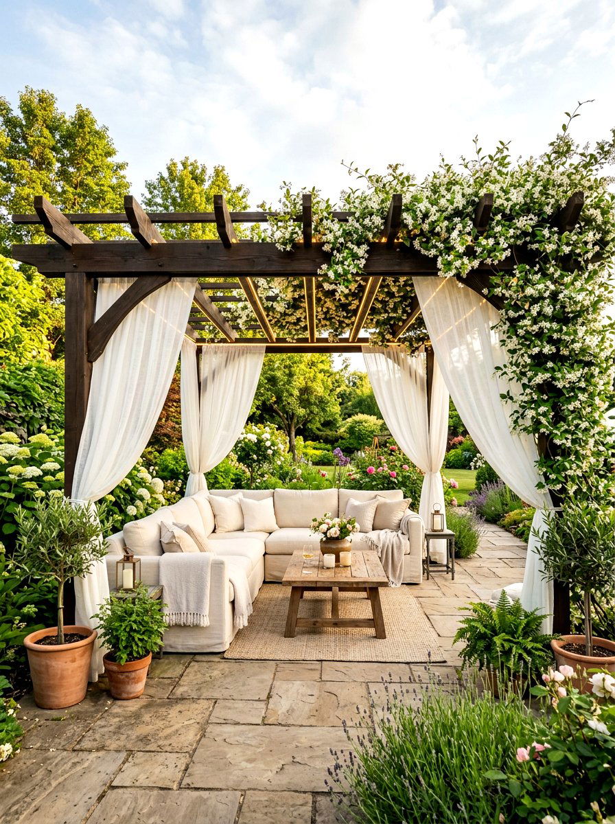 30 Garden Lounge Ideas for Cozy Seating Under Fresh Greenery