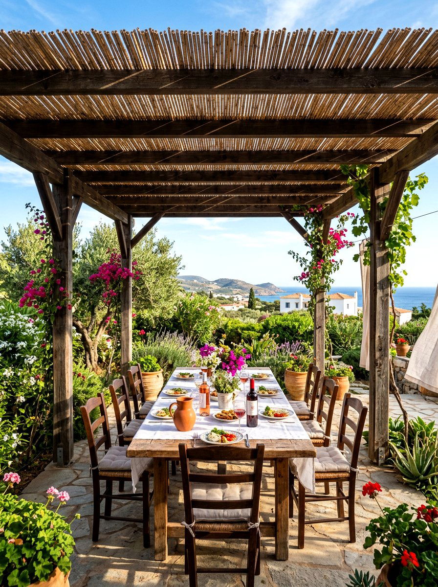 Pergola Roof Shade Covering - 30 reed fence ideas