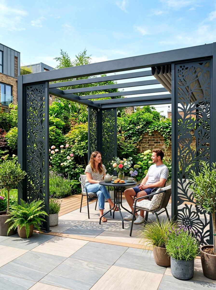 Pergola Side Panels - 30 pergola shade ideas